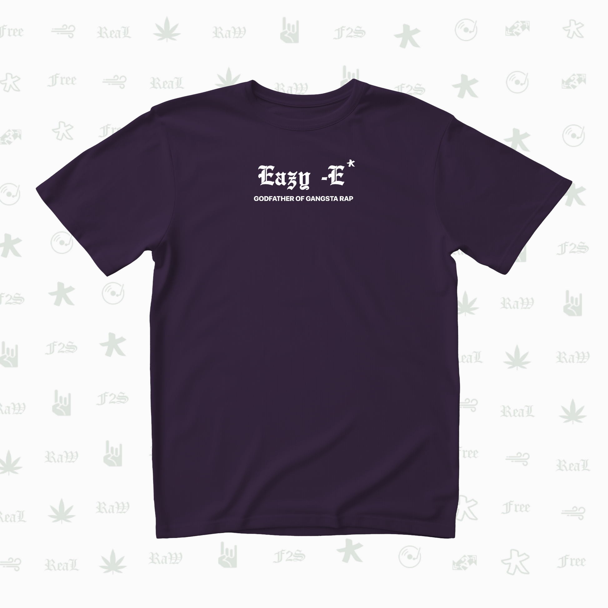 Eazy-E Godfather of Gangsta Rap Unisex Purple Tee