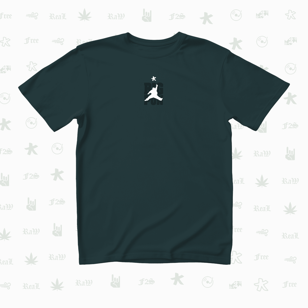 Big Pun Heavyweight Unisex Petrol Blue Oversized T-Shirt.