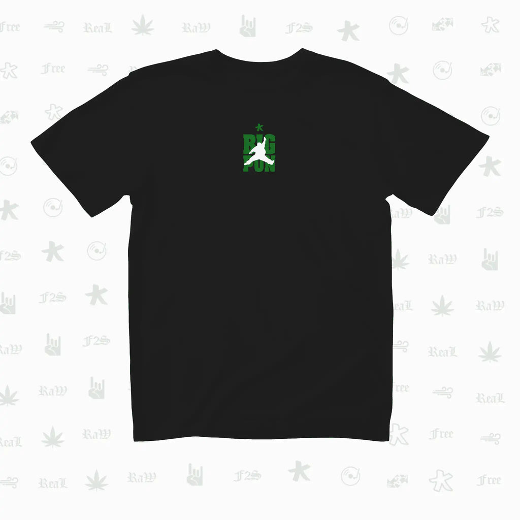Big Pun Heavyweight Unisex Black Oversized T-Shirt.