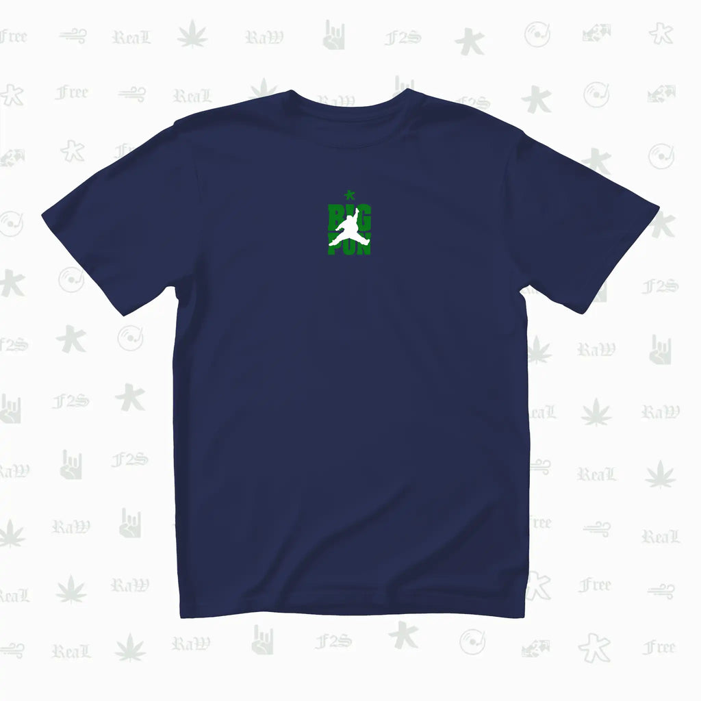 Big Pun Heavyweight Unisex Royal Blue Oversized T-Shirt.