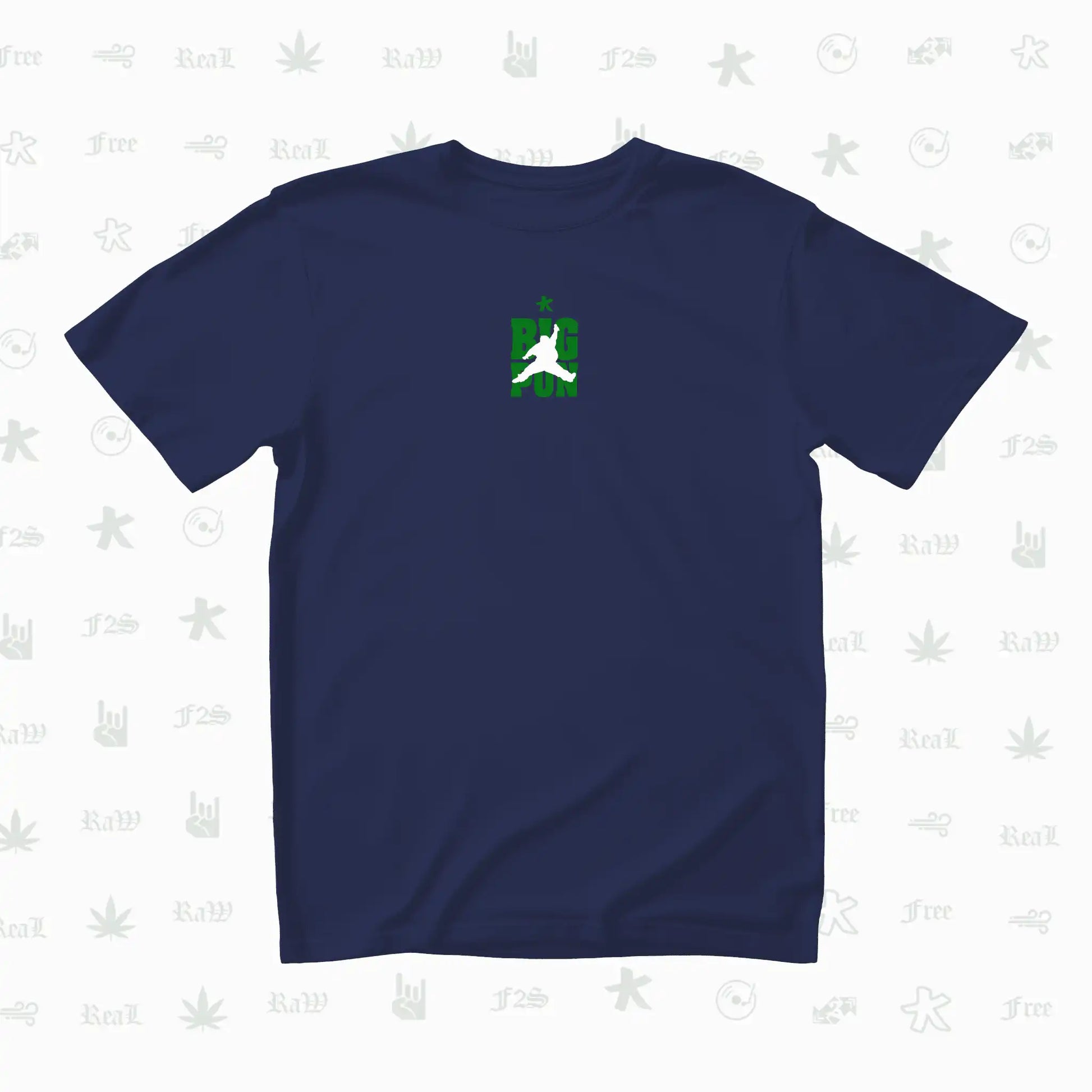 Big Pun Heavyweight Unisex Royal Blue Oversized T-Shirt.