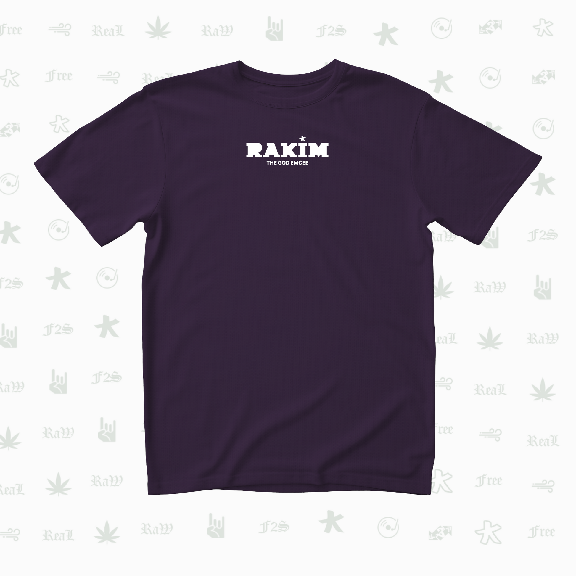 Rakim The God Emcee Unisex Purple Tee
