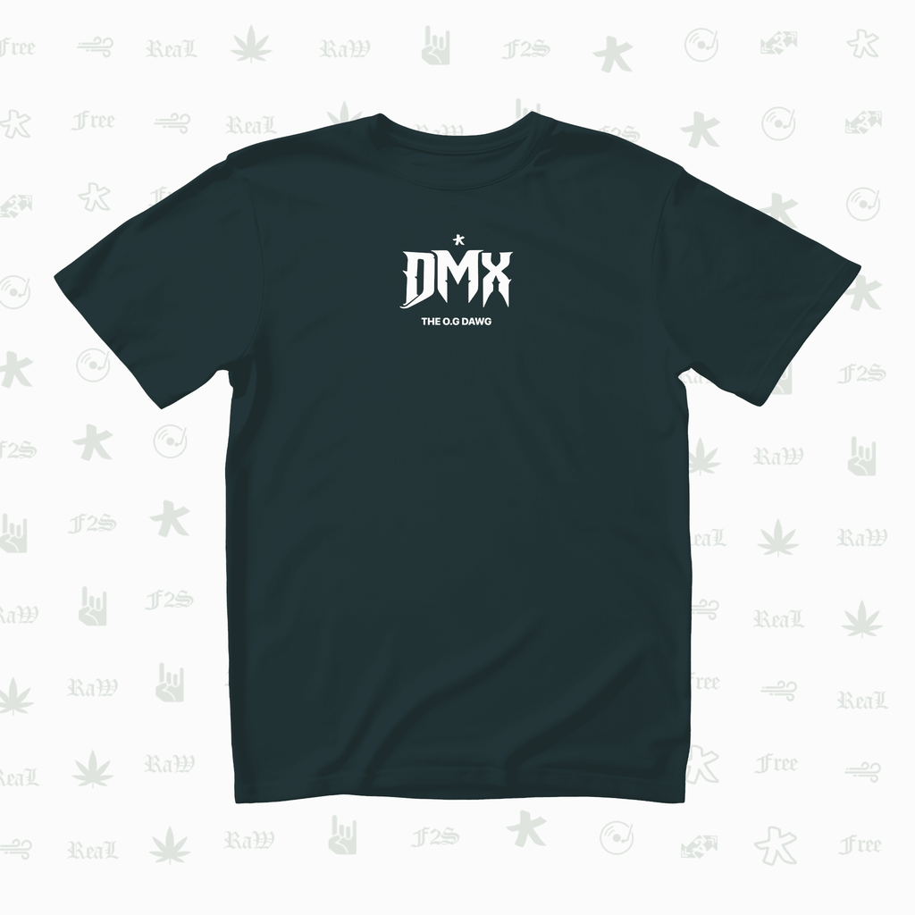 DMX The O.G. Dawg Unisex Petrol Blue Oversized T-Shirt.