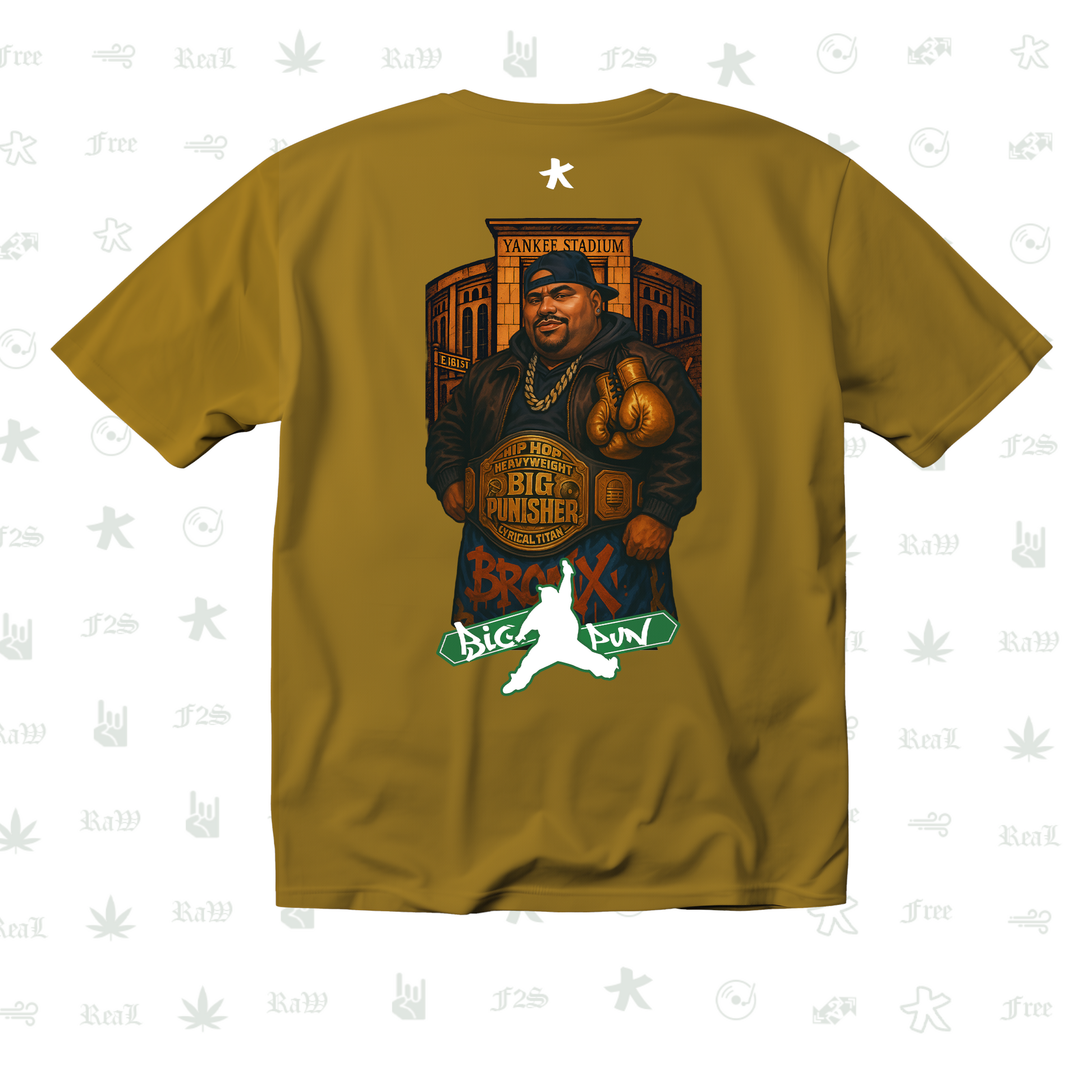 Big Pun Heavyweight Unisex Mustard Tee