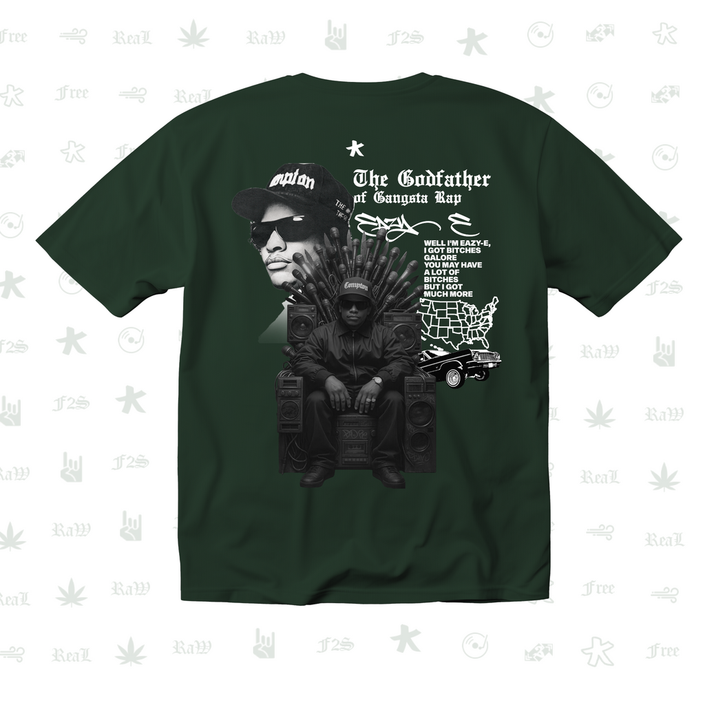 Eazy-E Godfather of Gangsta Rap Unisex Bottle Green Tee