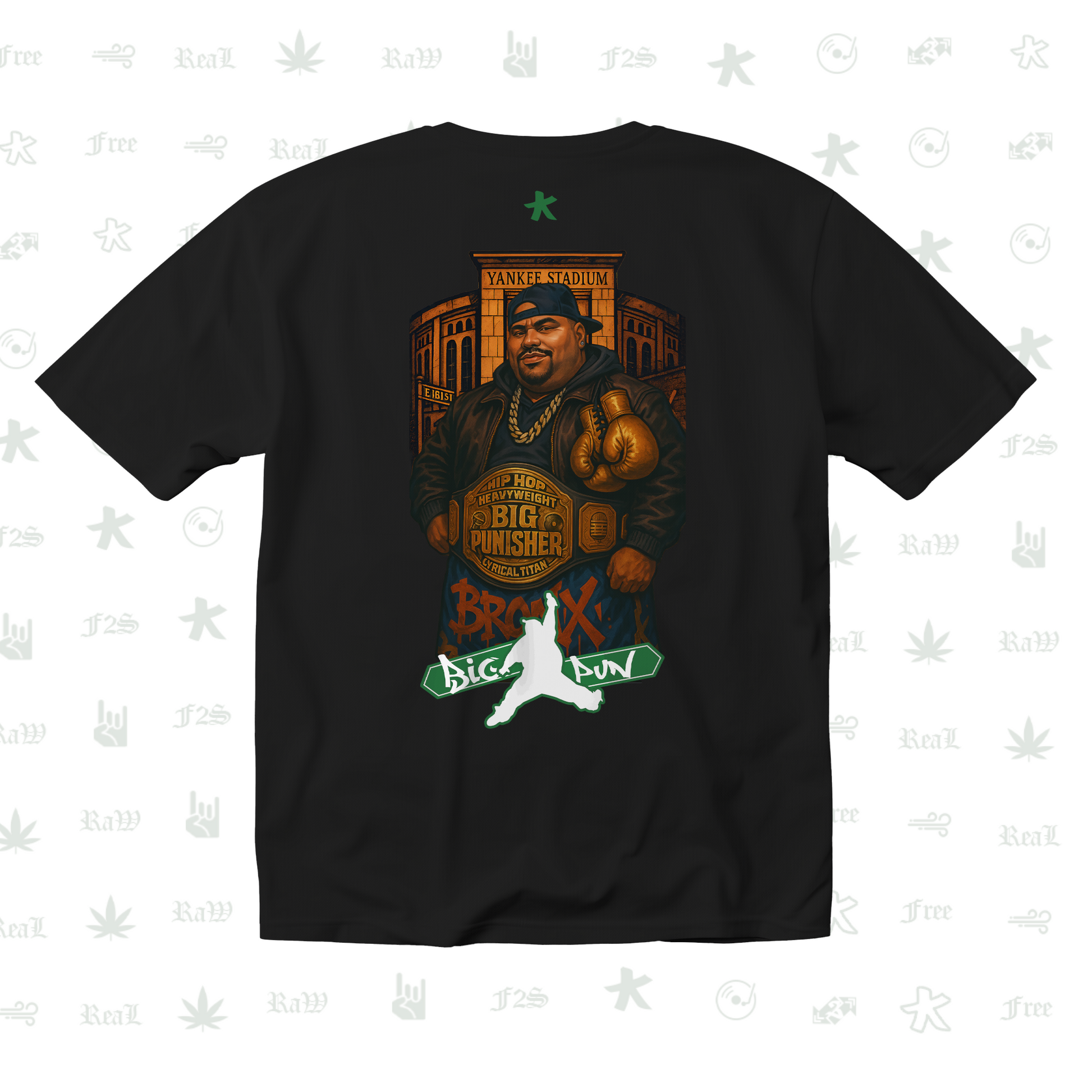 Big Pun Heavyweight Unisex Black Tee