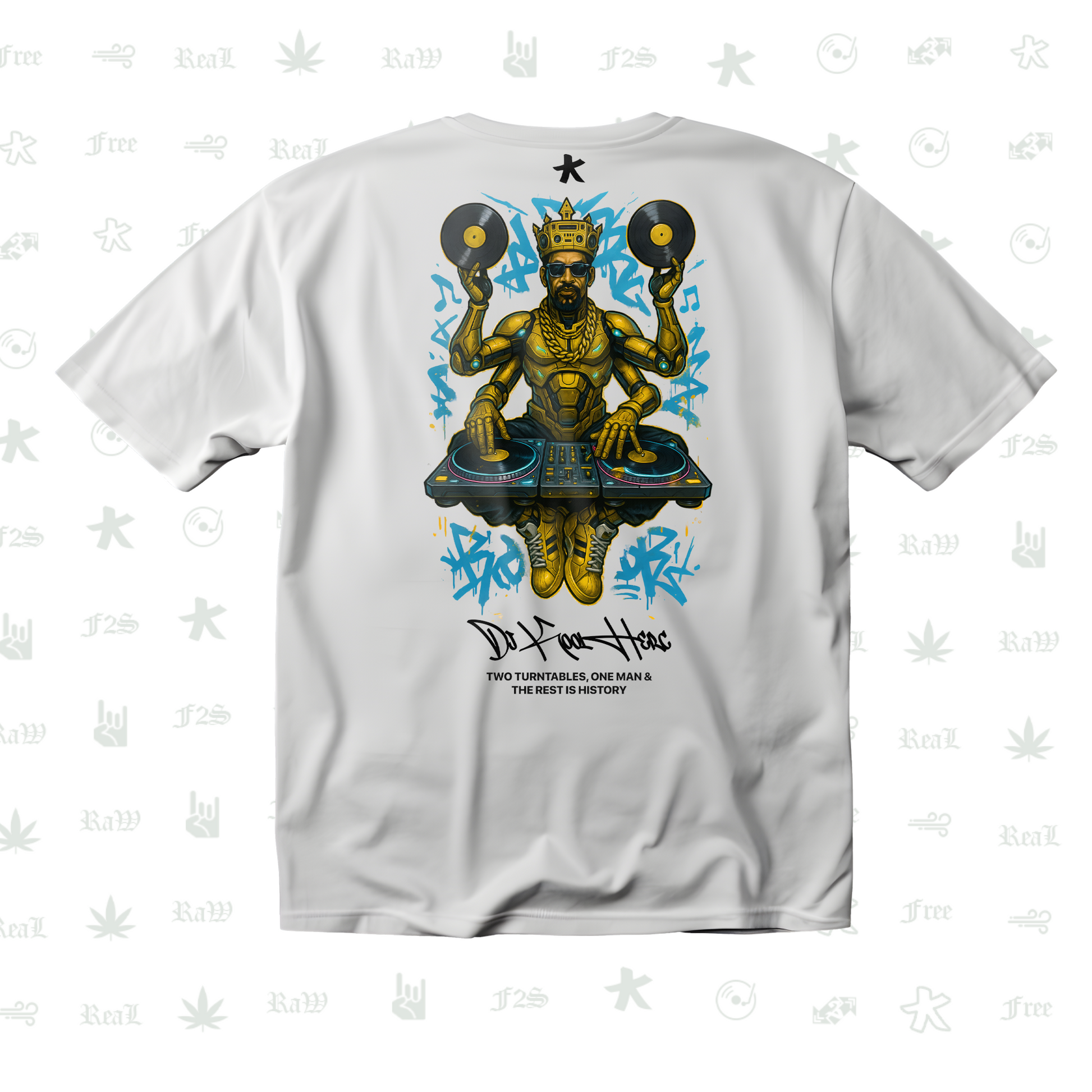 DJ Kool Herc Origins Tee Unisex White Tee