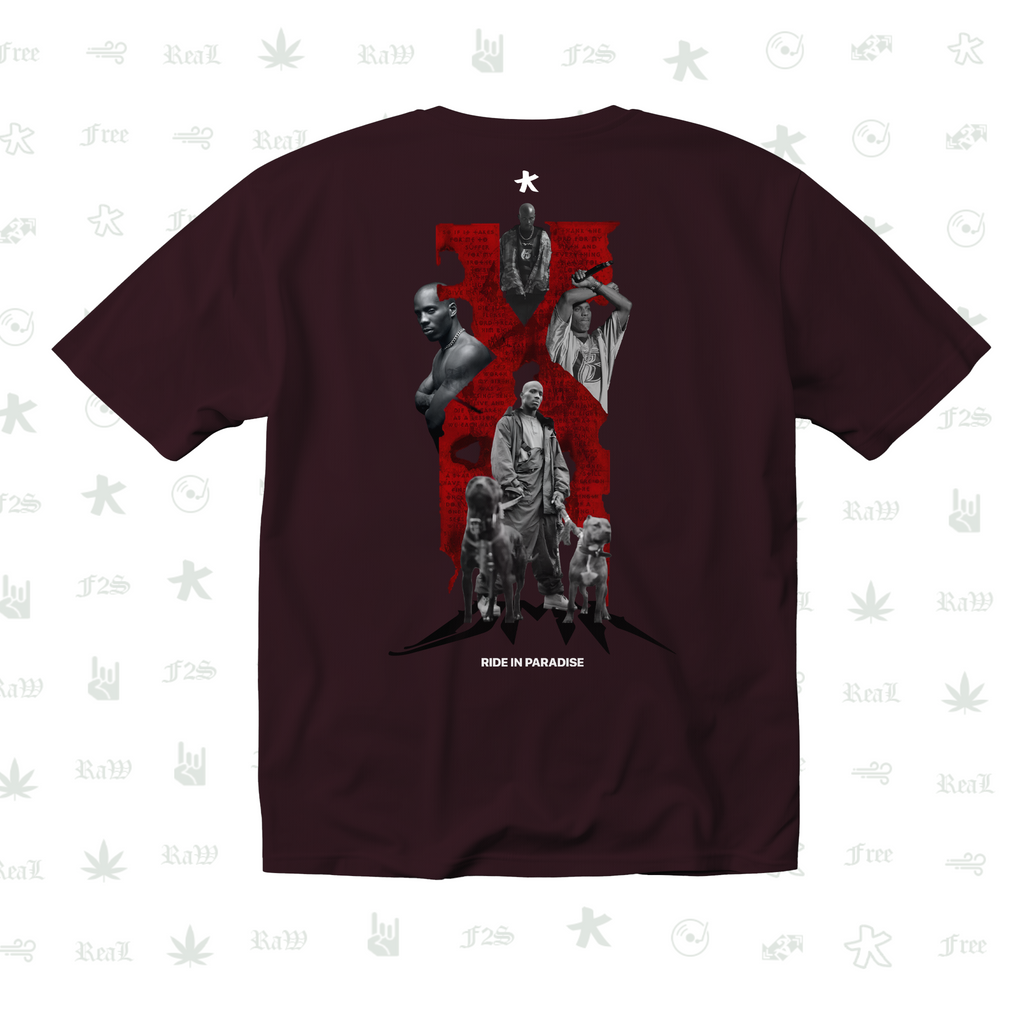 DMX The O.G. Dawg Unisex Maroon Tee