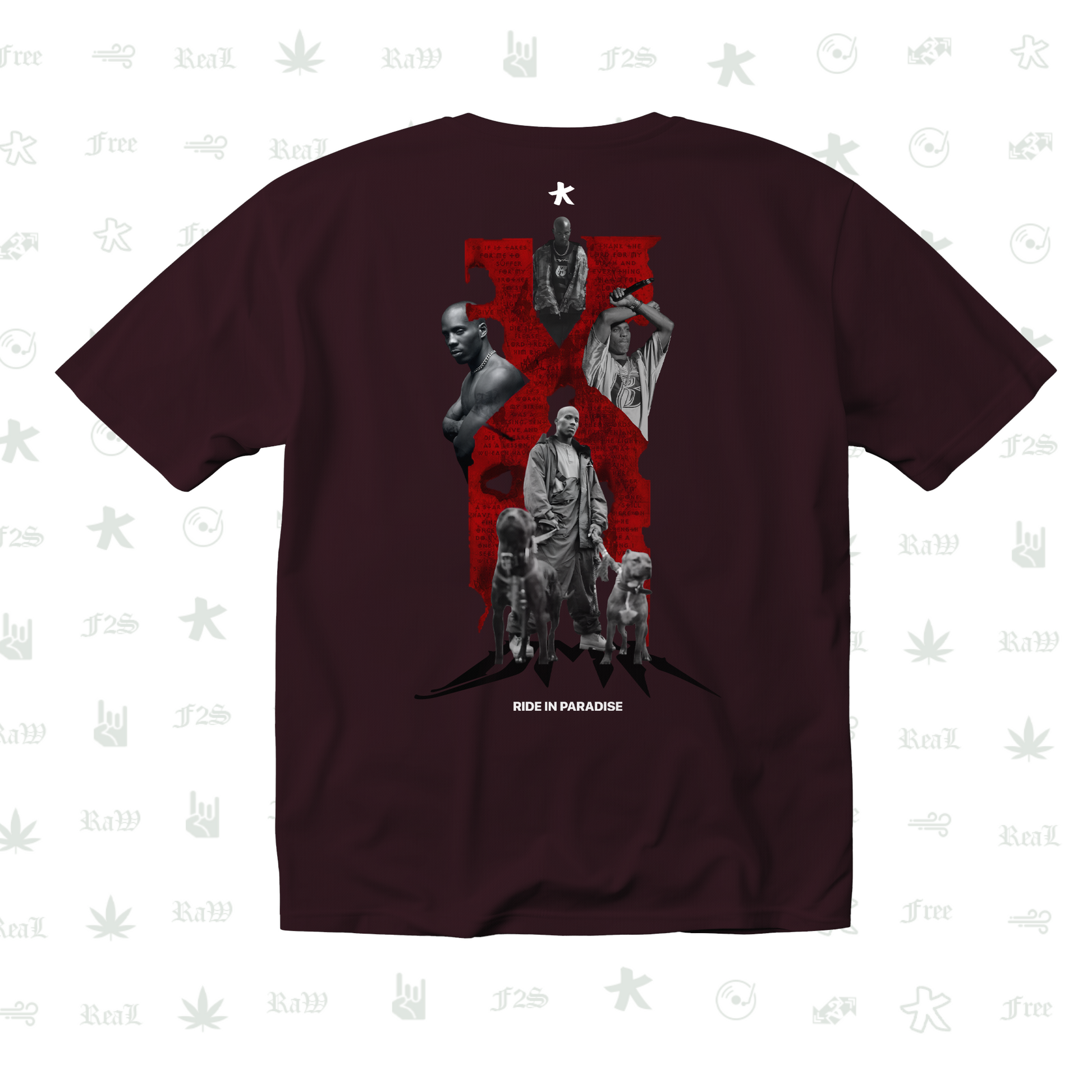 DMX The O.G. Dawg Unisex Maroon Tee