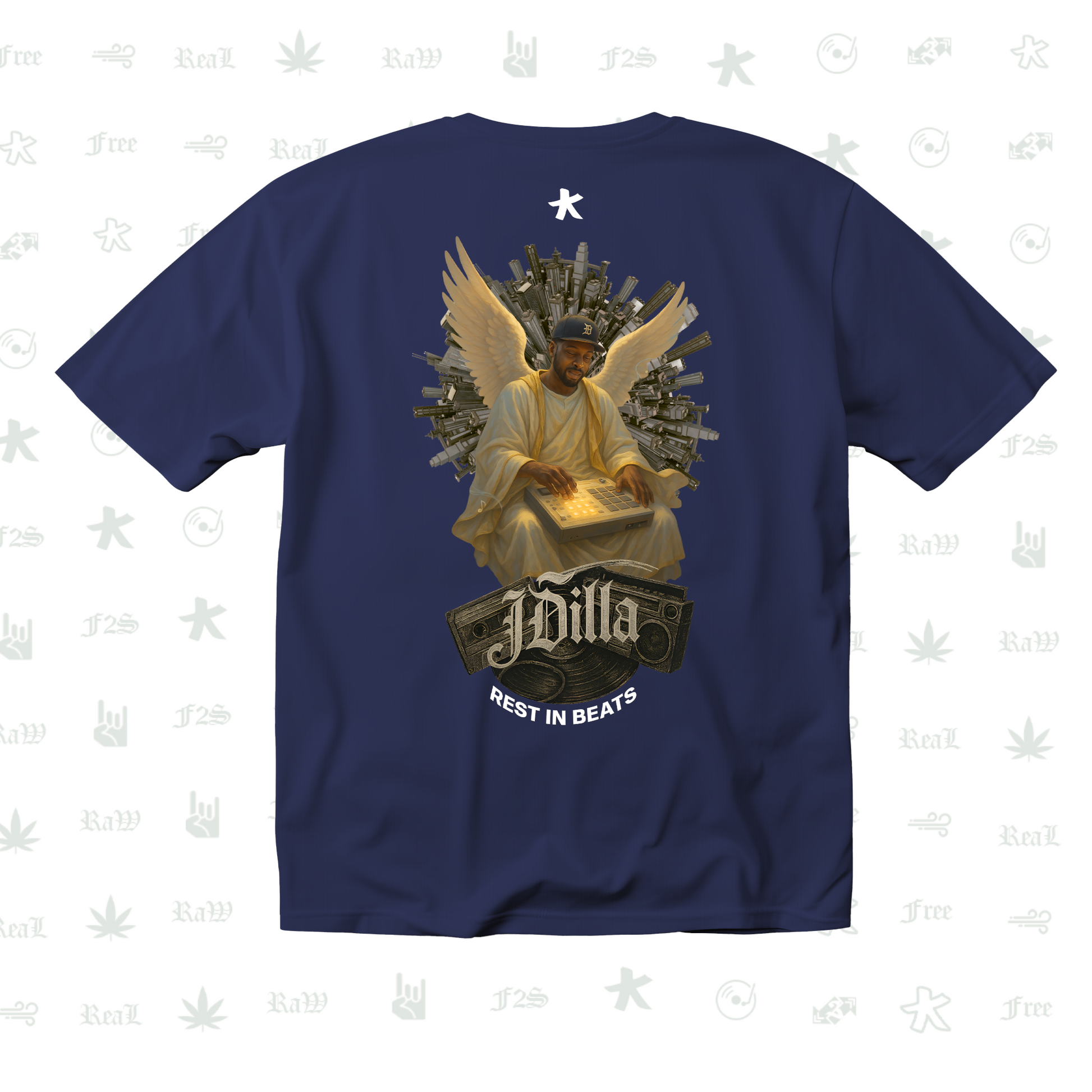 J Dilla Rest In Beats Unisex Royal Blue Tee