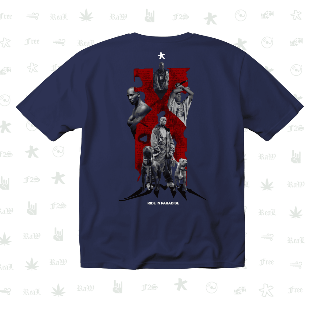 DMX The O.G. Dawg Unisex Royal Blue Oversized T-Shirt.
