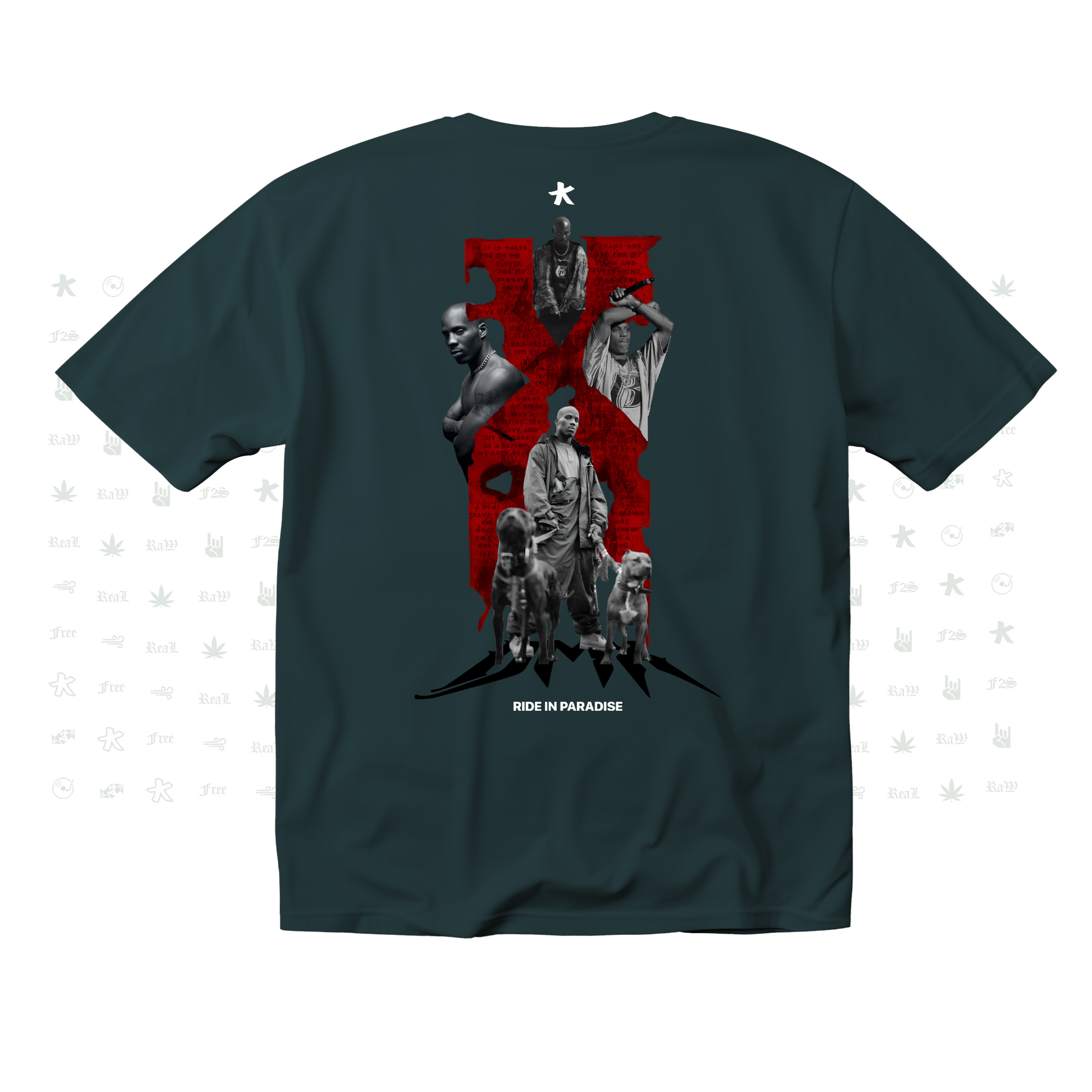 DMX The O.G. Dawg Unisex Petrol Blue Tee