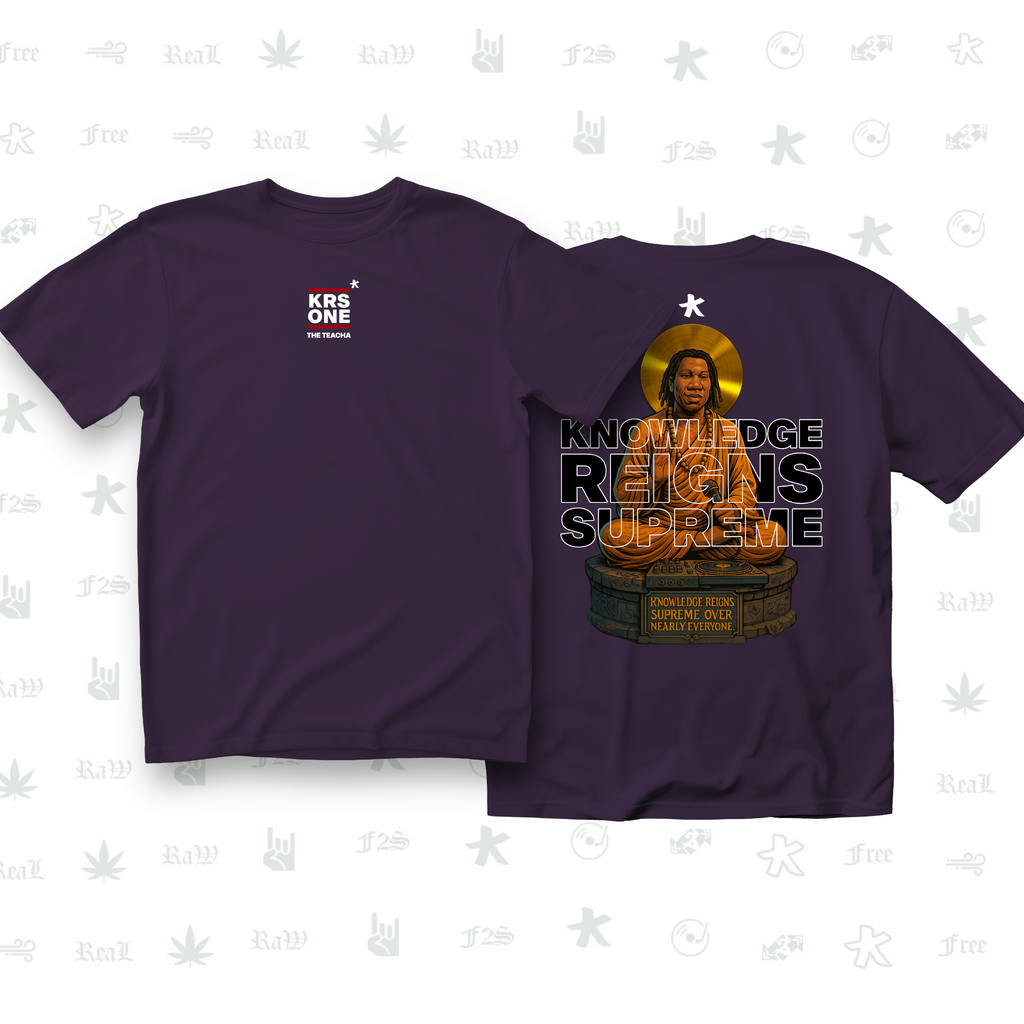 KRS ONE The Teacha Unisex Purple Tee