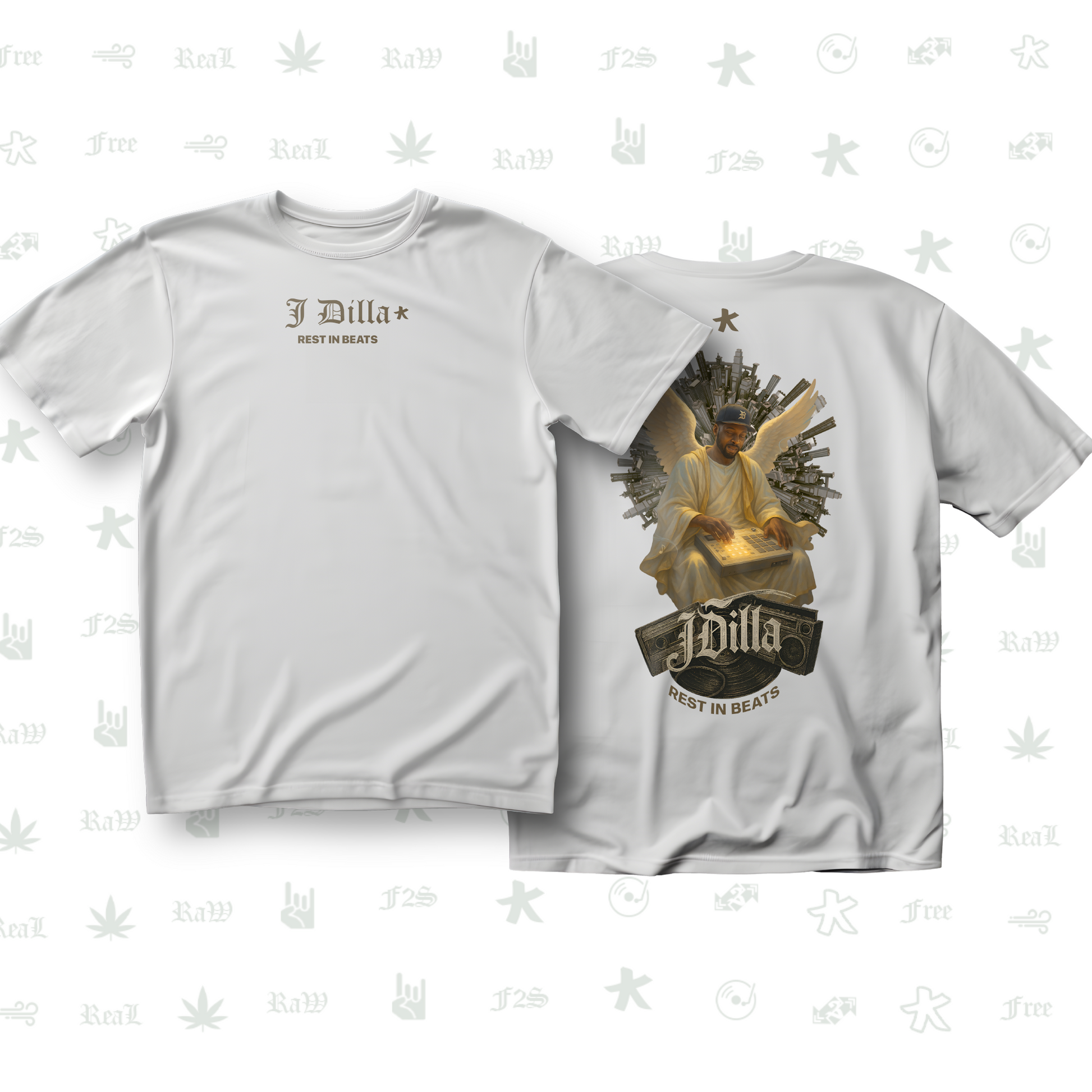 J Dilla Rest In Beats Unisex White Tee