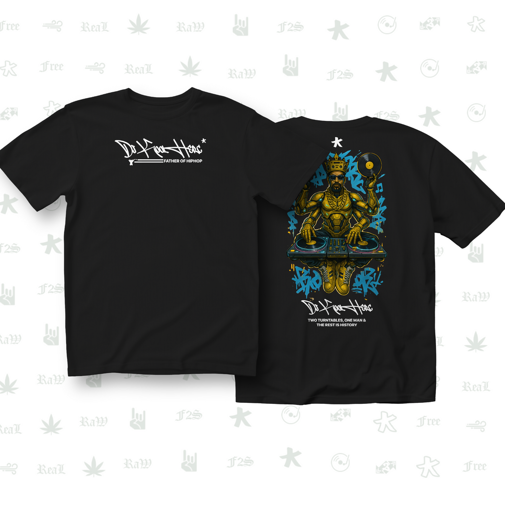 DJ Kool Herc Origins Unisex Black Tee