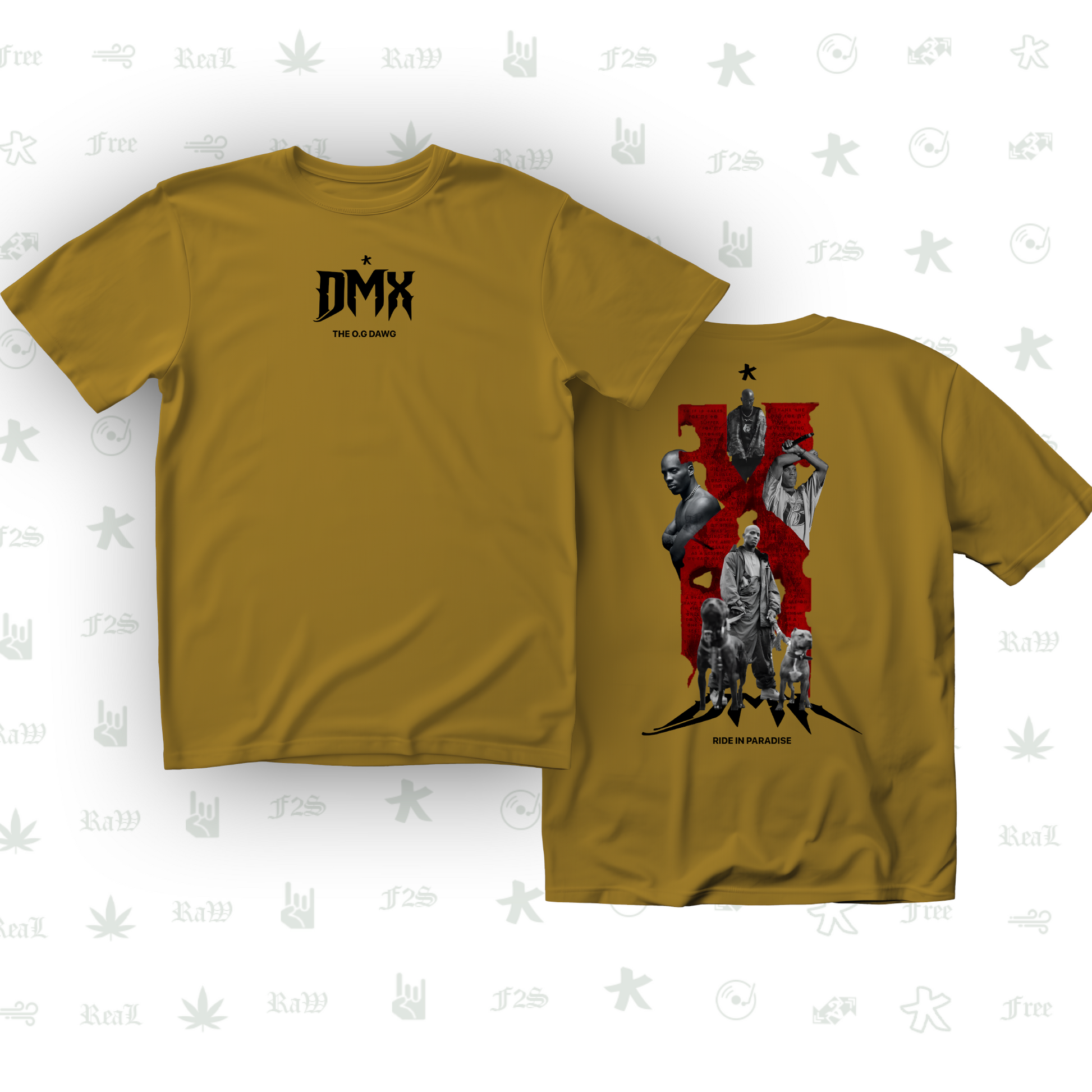 DMX The O.G. Dawg Unisex Mustard Tee