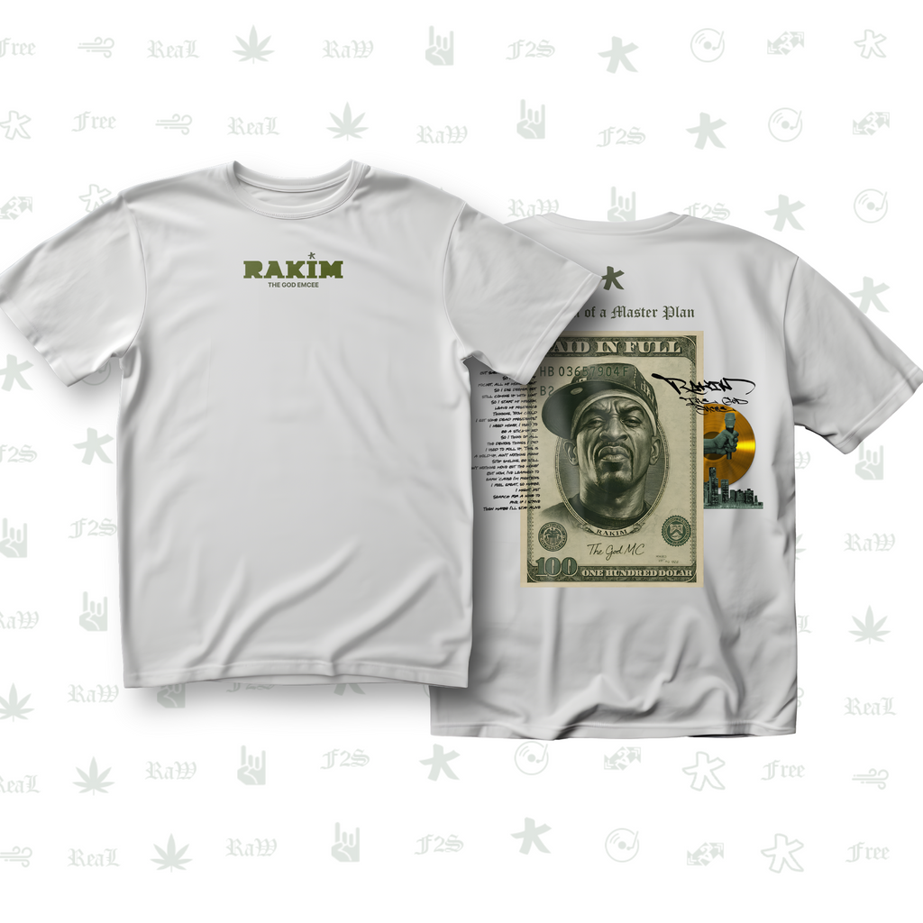 Rakim The God Emcee Unisex White Tee