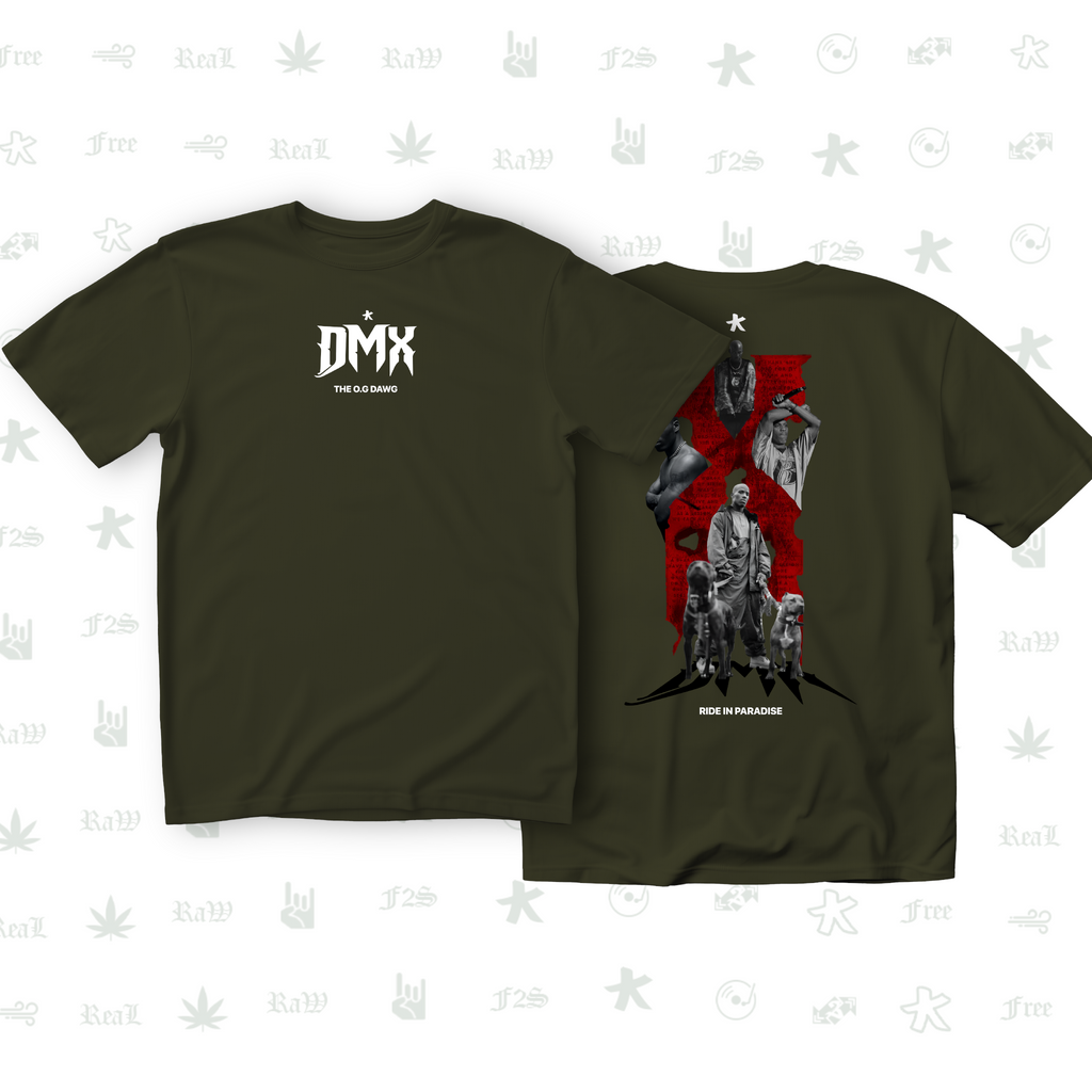 DMX The O.G. Dawg Unisex Olive Green Tee