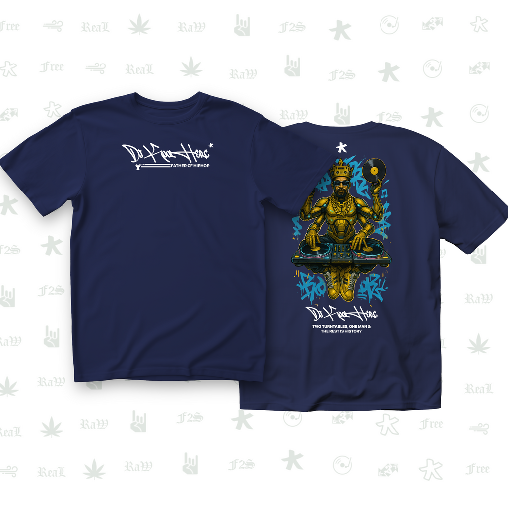 DJ Kool Herc Origins Unisex Royal Blue Tee